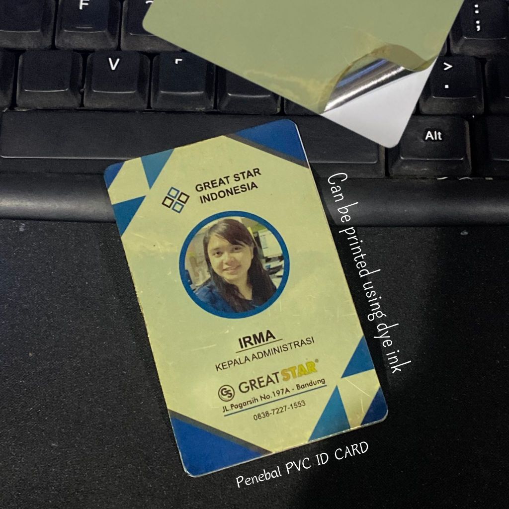 

STICKER PELAPIS I Penebal PVC ID CARD I UKURAN KARTU ID CARD