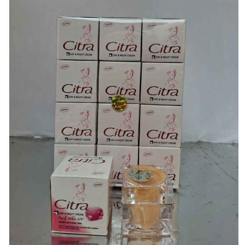 Citra Super Lusinan (12pcs) | Krim Wajah Siang dan Malam | Cream Citra Super
