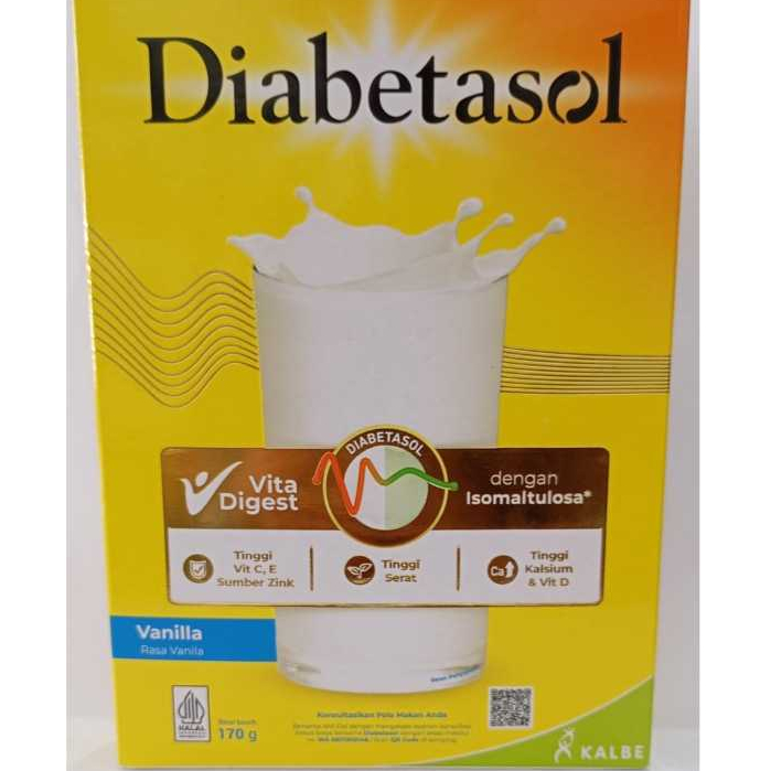 

DIABETASOL RASA VANILA DAN COKELAT 170 GRAM