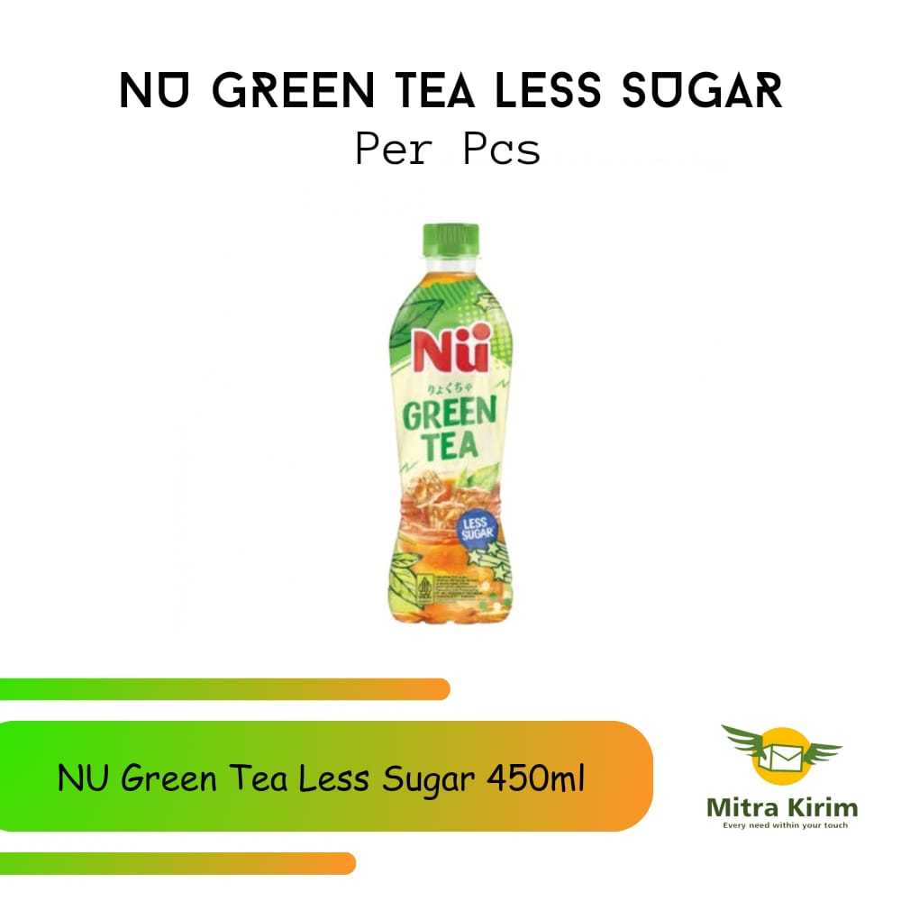 

Nu Green Teh Botol Tea Less Sugar 450ml per pcs