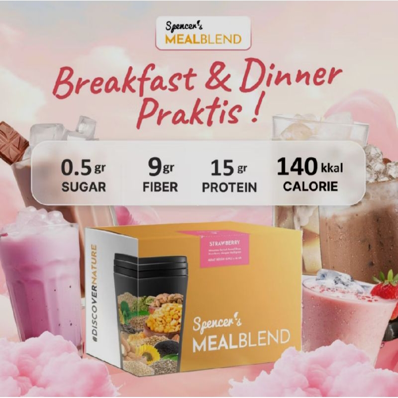 

Spencer's MealBlend Solusi Diet Nyaman - Sachet