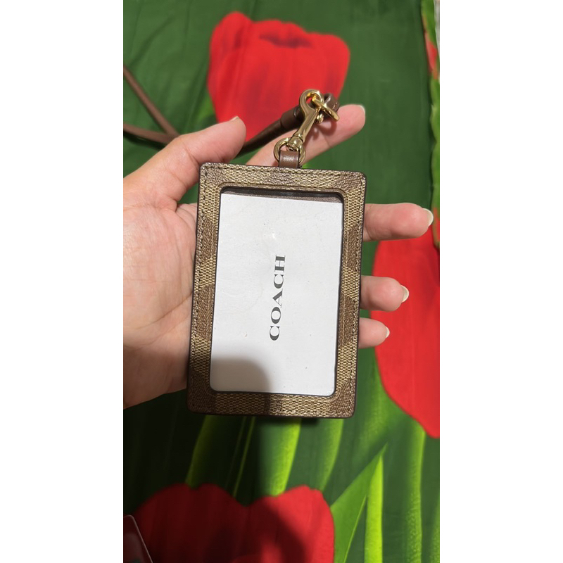 

COACH Lanyard ID Card nametag gantungan nama Original