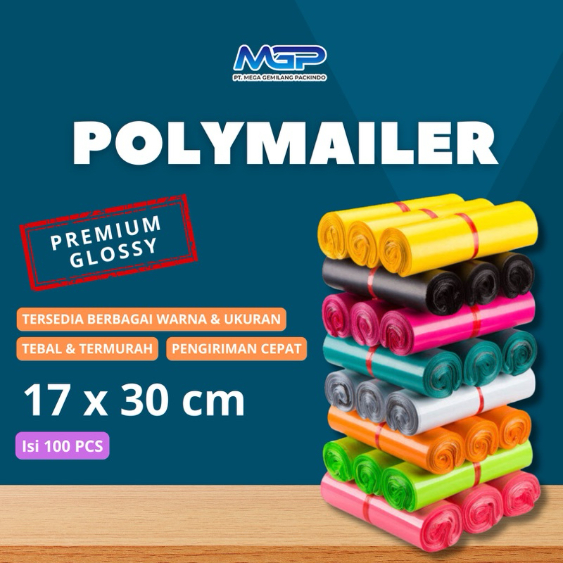 

Packaging Polymailer Premium Glossy, 17 x 30 cm , Tebal & Termurah | Plastik Packing | Plastik Online Shop