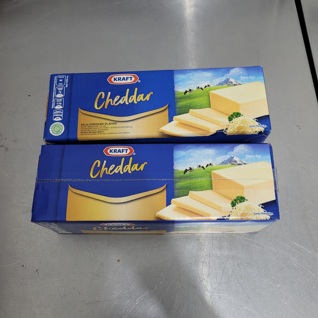 

Kraft Keju Cheddar 2 kg Keju Olahan