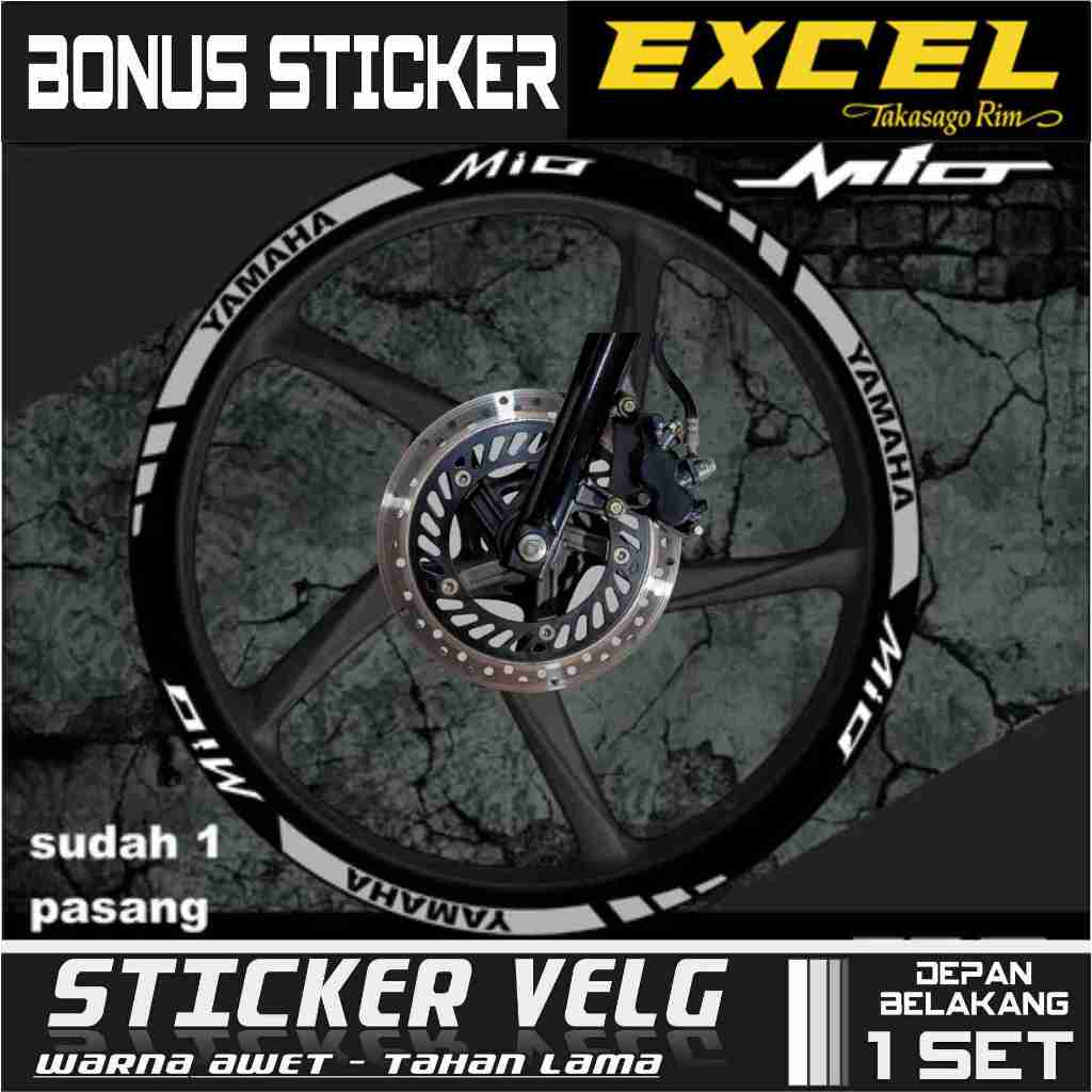 stiker velg sticker velk stiker cutting velk yamaha mio sporty,m3,mioS,MioGT,mioJ,mioSOUL