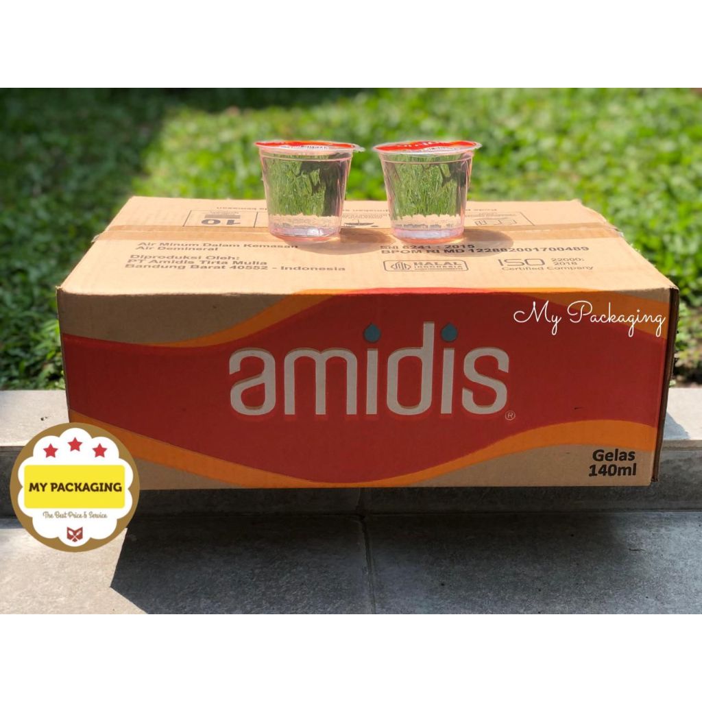 

AMIDIS WATER - Air Mineral kemasan Gelas Mini Ukuran 140 ml - 48 Cup