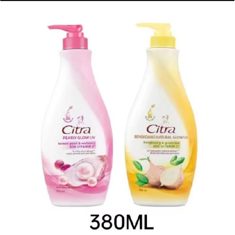 CITRA HAND BODY LOTION PUMP 380ML KEMASAN BESAR