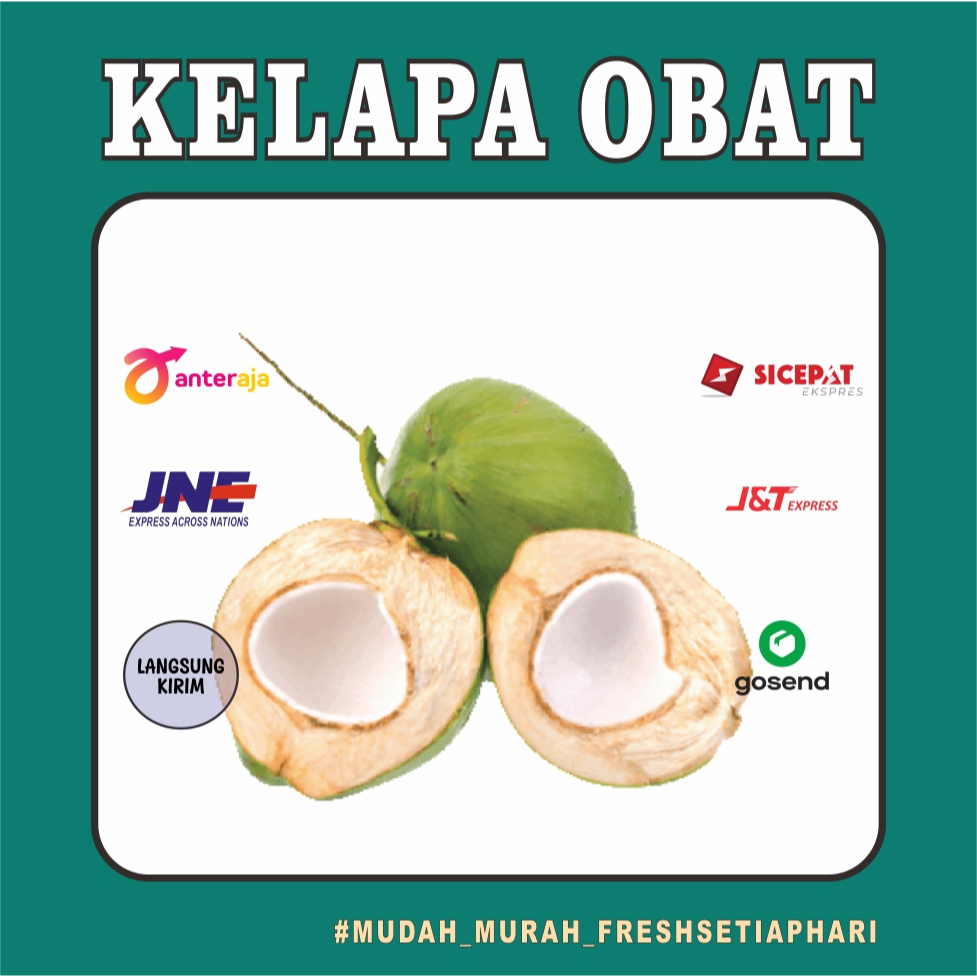 KELAPA IJO/KELAPA HIJAU/KELAPA OBAT FRESH MURAH BANDUNG 1 BUAH