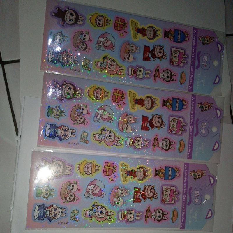 

stiker labubu lucuu gemoy