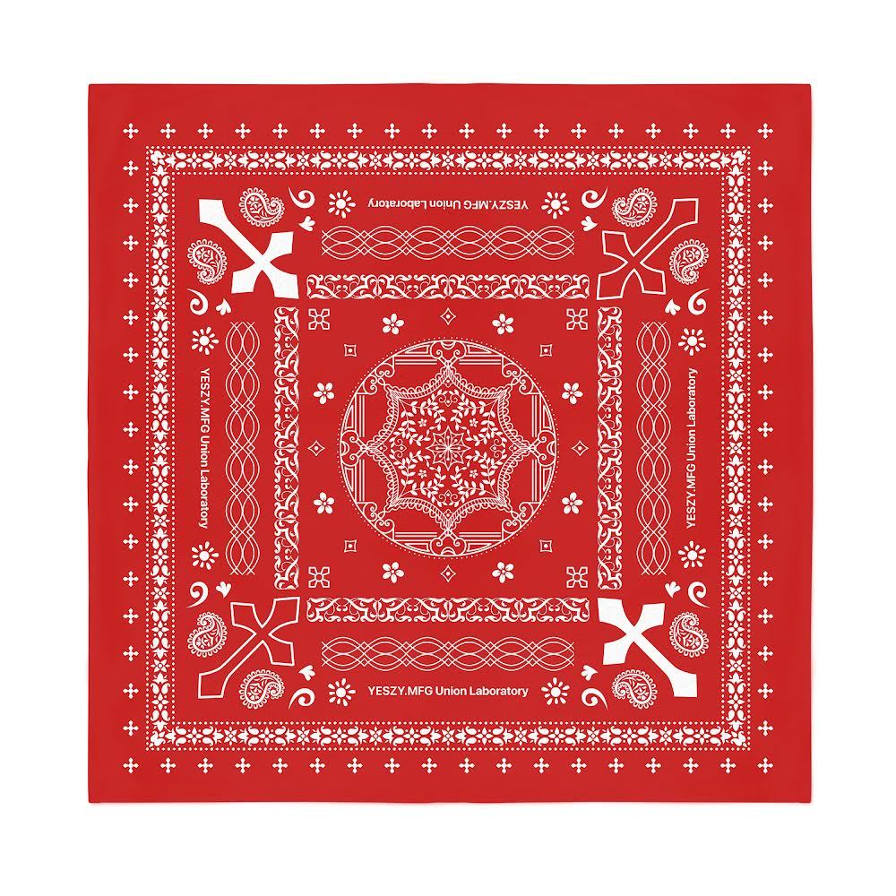 YESZY.MFG - Paisley Red Bandana