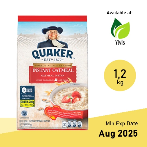 

Quaker Instant Oatmeal Merah 1200 gram