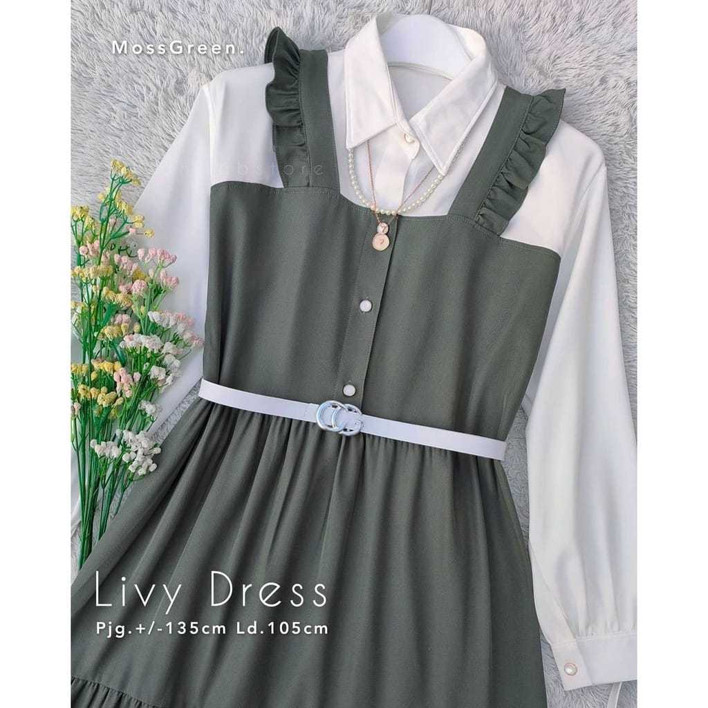 GAMIS WANITA LIVY DRESS /GAMIS REMAJA KOREAN STYLE