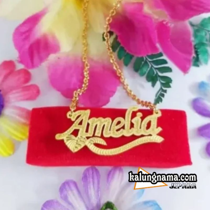 kalung nama titanium, kalung nama.com kalung nama