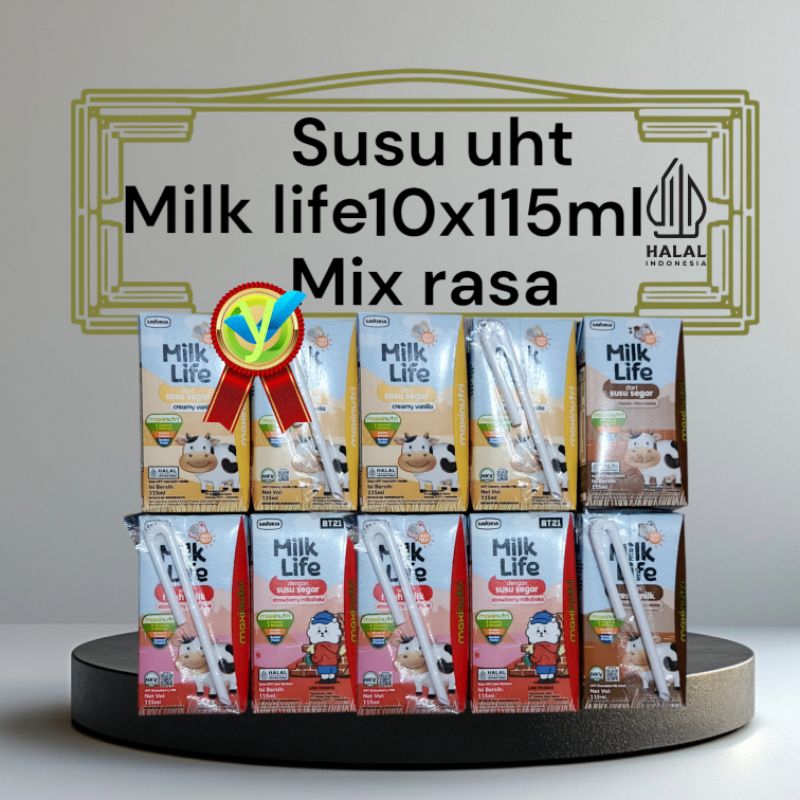 

Susu uht milk life 115Ml/ susu uht promo/susu murah