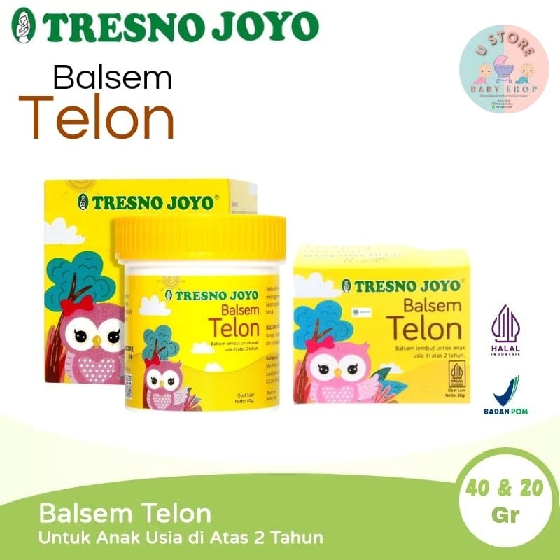 Tresno Joyo Balsem Anak 40gr - 20gr Balsem Telon Anak Tresno Joyo Balsem Anak Non Alcohol Balsem Bab