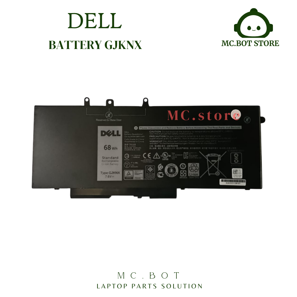 Baterai Dell Precision 15 3520 15 3530 M3520 M3530 Series GJKNX