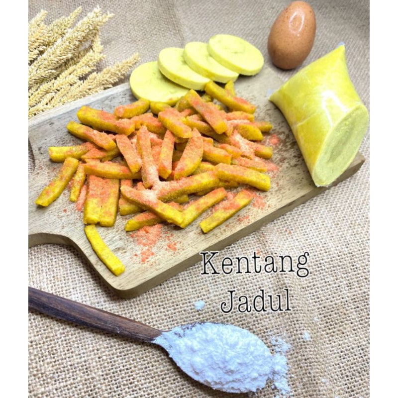 

KENTANG JADUL LONJORAN + BUMBU/JAJANAN ENAK/SUDAH FREEZER