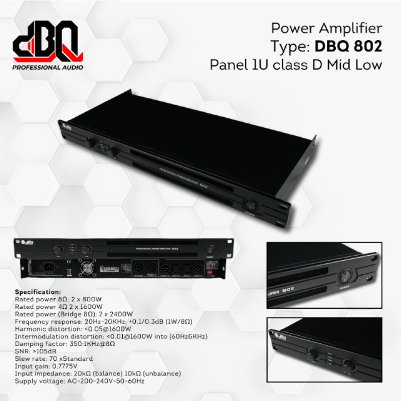 Power Amplifier 802 804 / Power Kelas D / power amplifier / Power Ampli