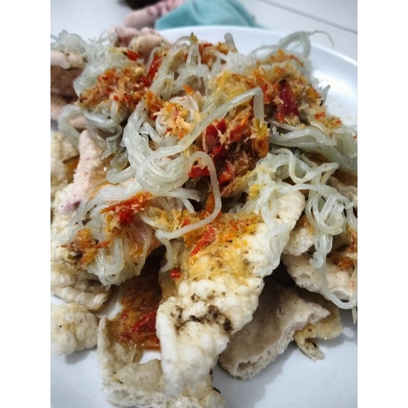 

Kerupuk Mlarat khas Cirebon rasa Terasi Top terenak.