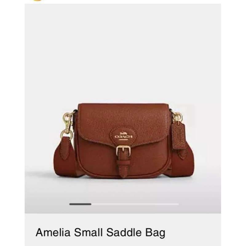 COACH AMELIA SADDLE BAG (NBU)