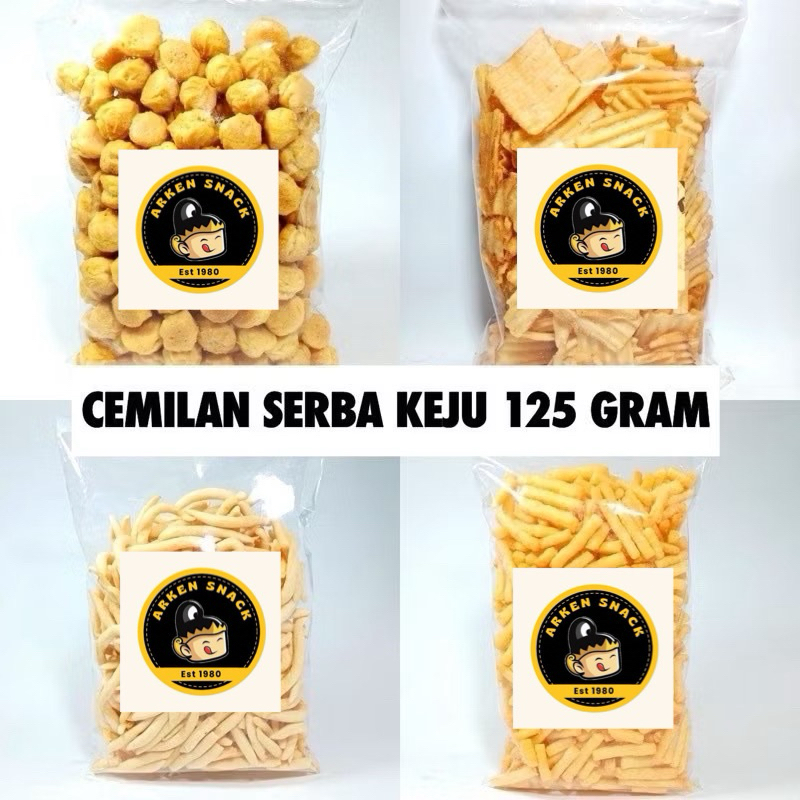 

SNACK / CEMILAN SERBA KEJU 250gr ANEKA KILOAN (RIVINSNACK) ( CHEESE STIK / SAGU KEJU / SINGKONG KEJU / SOES KEJU / STIK KEJU / CENDOL KEJU / BAGELEN KEJU / KEPITING KEJU / MAKARONI KEJU / TARO KEJU / CHIKI KEJU / USUS KEJU / SALE PISANG KEJU / BAWANG KEJU