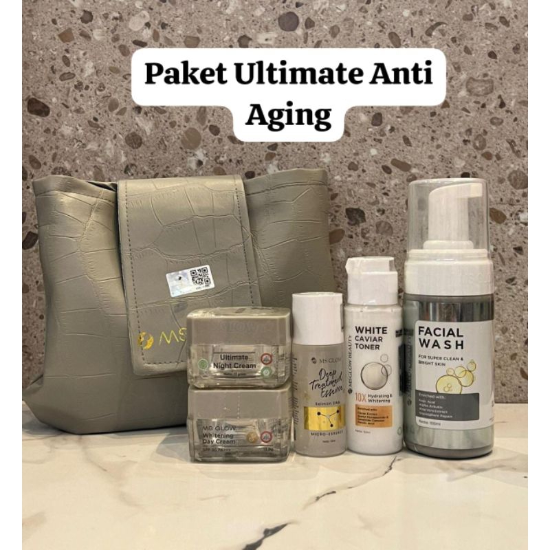 MS GLOW ULTIMATE ANTI AGING SERIES/PAKET FLEK MS GLOW/CREAM FLEK MS GLOW/REGENERIST SKINCARE