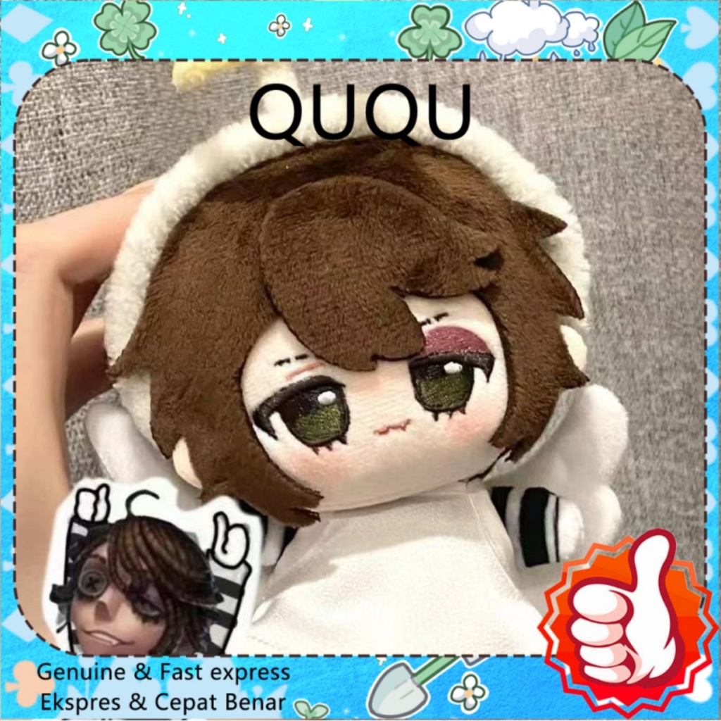 QUQU 10cm Identity V Luca Balsa Attribute Cotton Doll baju boneka 10cm Dress up doll