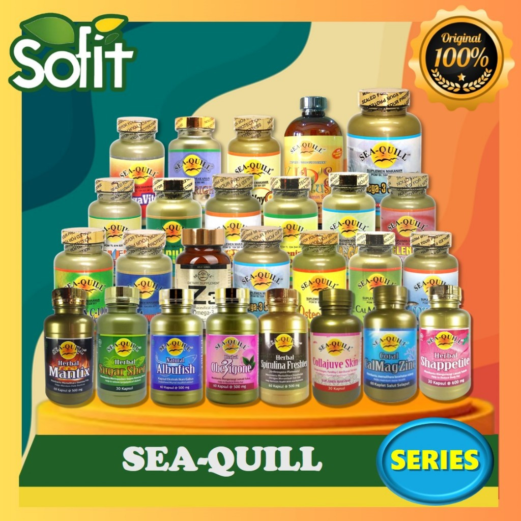 Gigikbunga Sea-Quill Series - Omega 3 - Z3 - Vitamin E - Vitamin C - Suplemen - Sea Quill - Seaquill