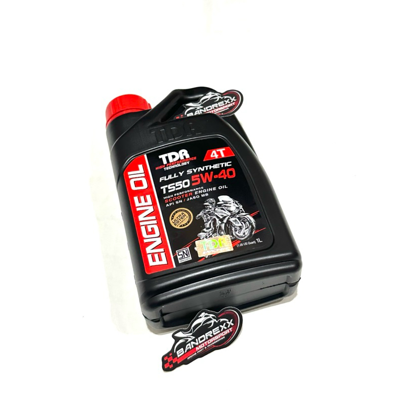 Oli TDR Racing 5W-40 Fully Sythetic Ester Blend 1 Liter Original