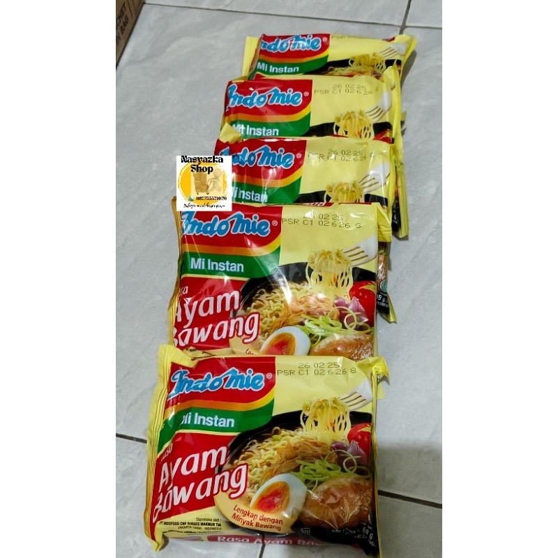 

INDOMIE AYAM BAWANG PROMO PAKET ISI 5 / INDOMIE RASA AYAM BAWANG
