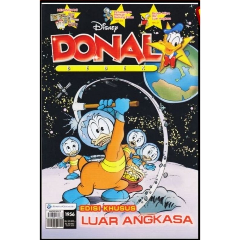 Majalah Donal Bebek Edisi Khusus Luar Angkasa 1956
