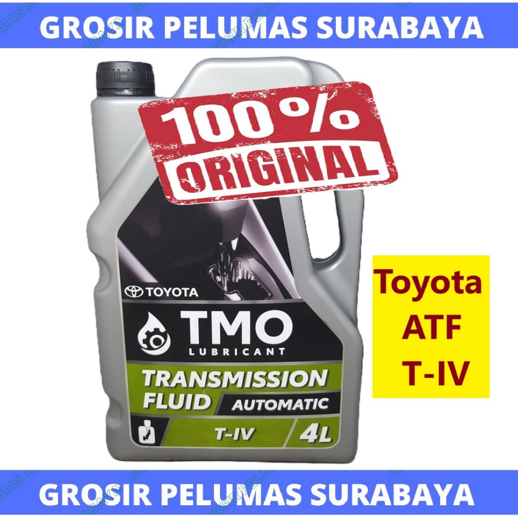 ORIGINAL Oli Transmisi Toyota ATF T-IV T4 Galon 4Ltr 4 Liter Automatic Transmission Fluid TIV TMO AT