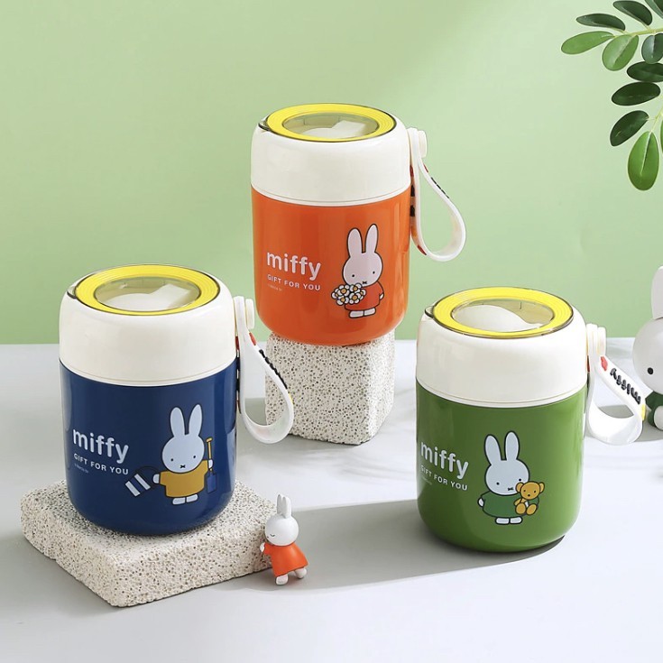 Miffy stainless steel insulation cup/ Round Bento Stainless Cup