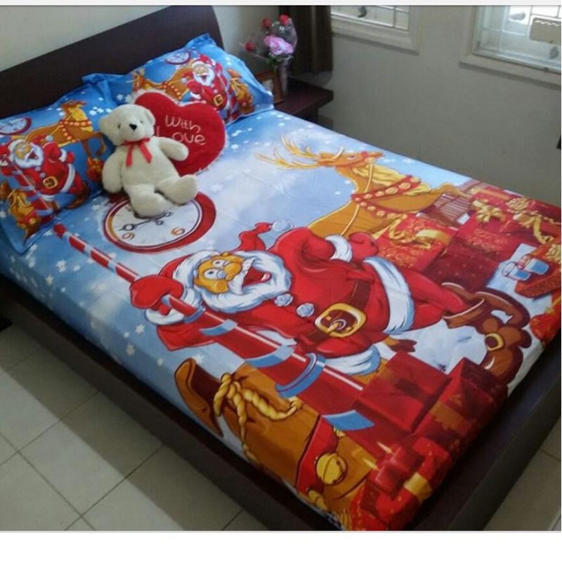 sprei dan bedcover motif natal