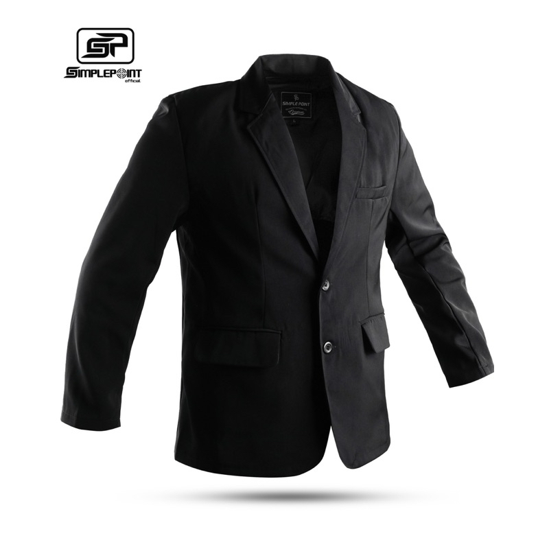 ORIGINAL SIMPLEPOINT - JAS BLAZER PRIA / JAS HITAM POLOS / JAS WISUDA / JAS KANTOR