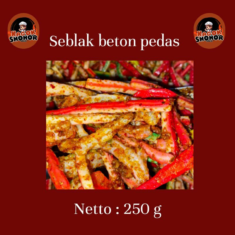 

Kerupuk Seblak Beton Pedas Daun Jeruk 250 g Kagok Shohor Snack
