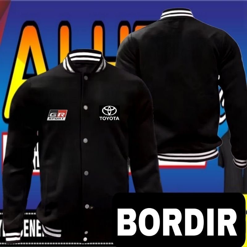 Jaket bordir Toyota gazoo racing jaket Toyota gazoo racing jaket baseball Toyota gazoo racing jaket 