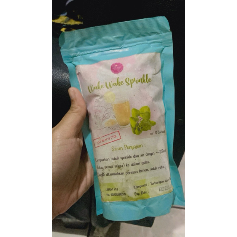 

Minuman Asi Boster Wake wake sprinkle