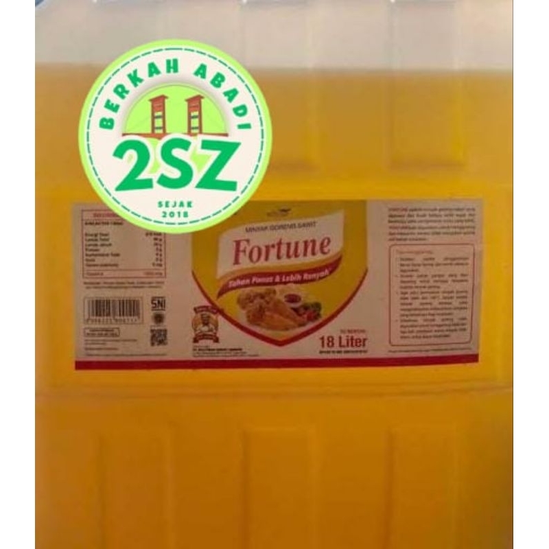 

Minyak Goreng Fortune Drigen 18 Liter