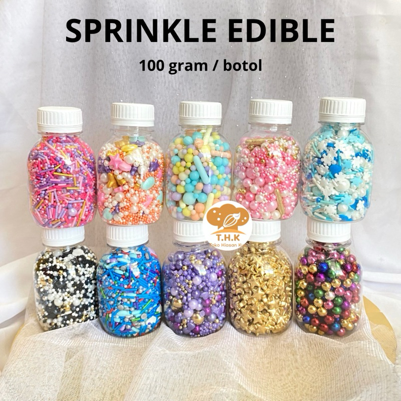 

100gr SPRINKLE BOTOL Hiasan Kue Bisa Dimakan