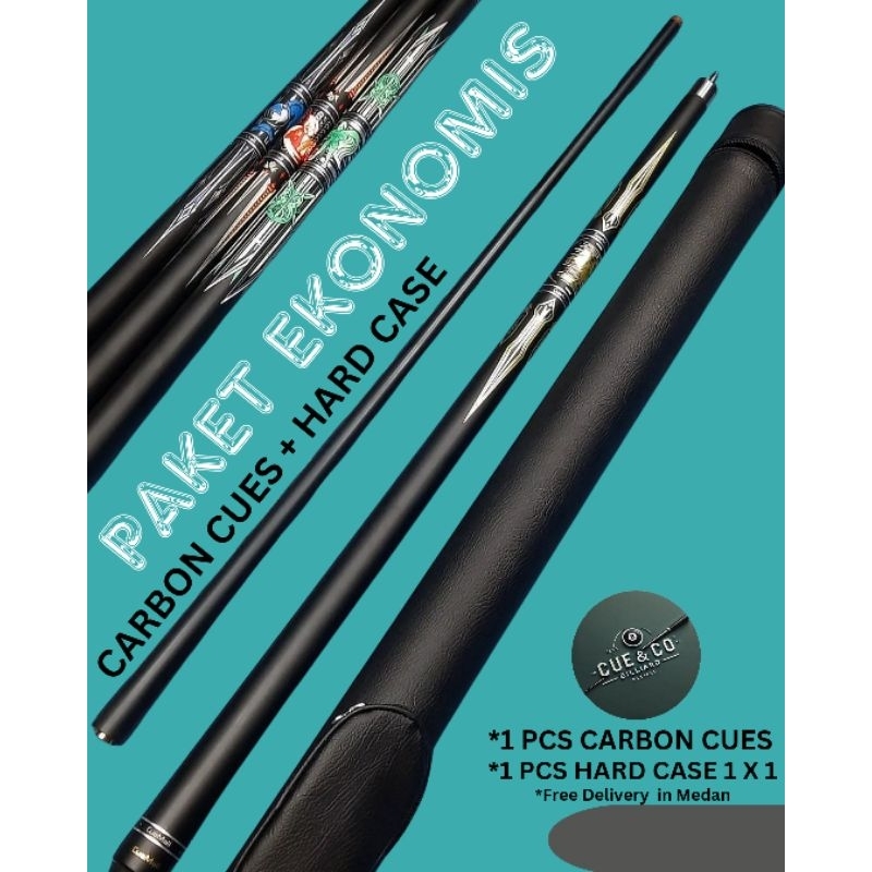 Cuemall Carbon Stick Billiard Carbon Tas billiard