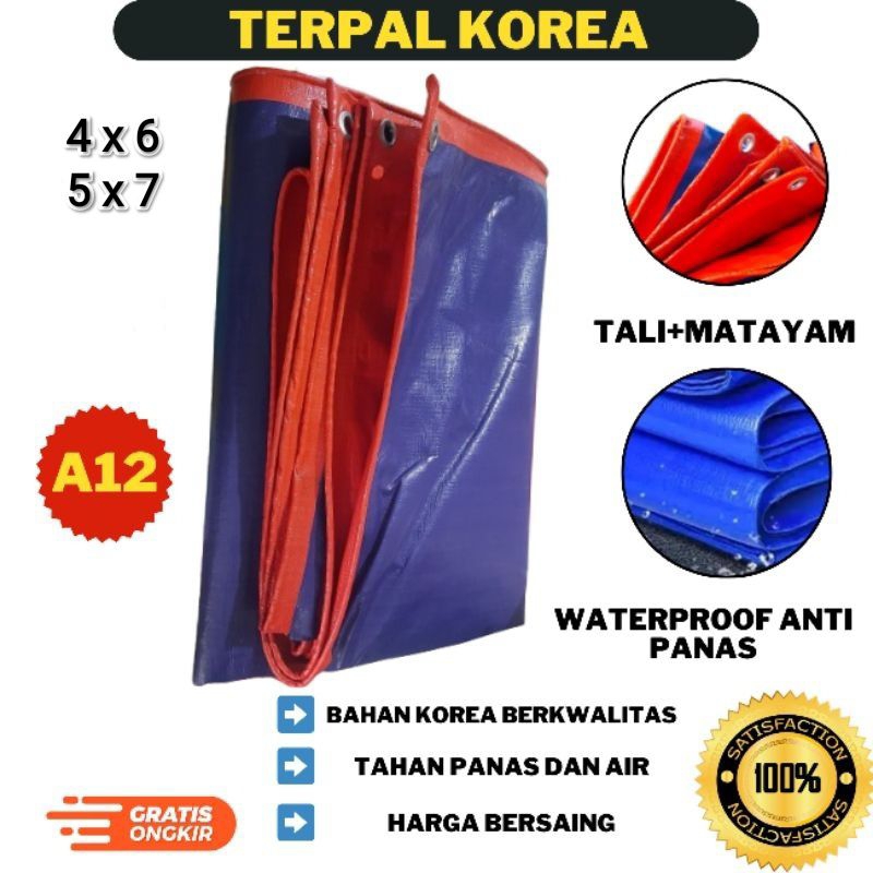TERPAL A12 KOREA UKURAN 4X6 , 5X7