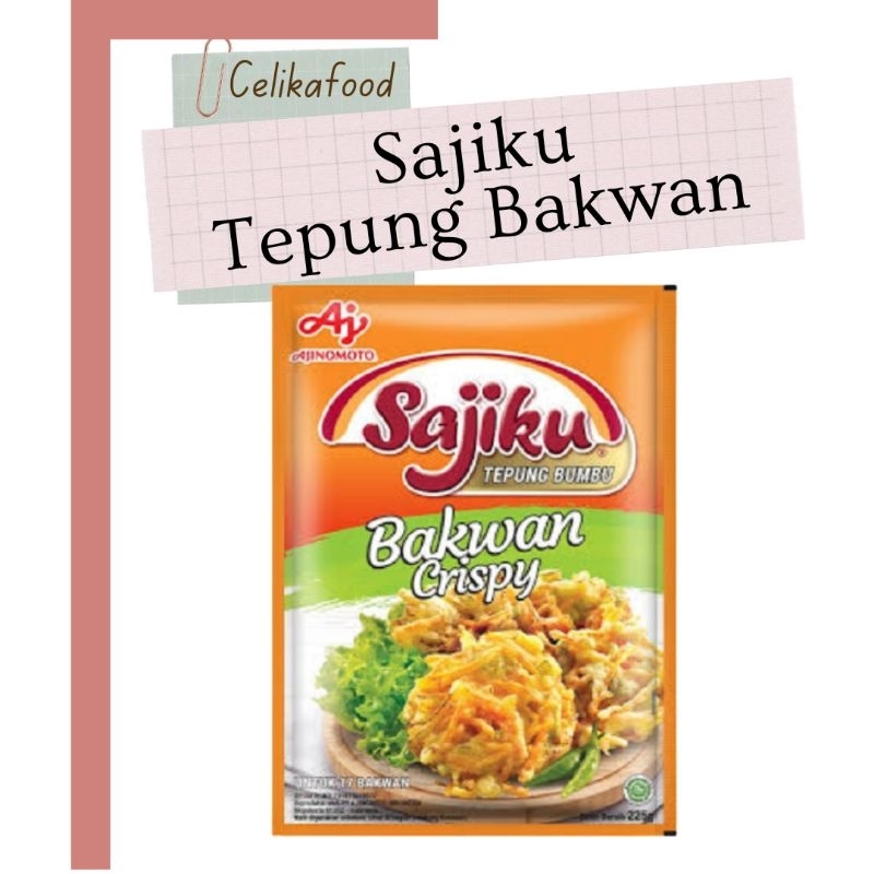 

Sajiku Tepung Bumbu Bakwan Crispy 225gr Ajinomoto Instan Flour