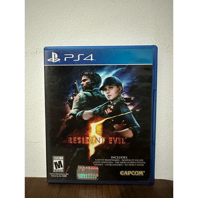 kaset ps4 bd ps4 resident evil 5 seken mulus