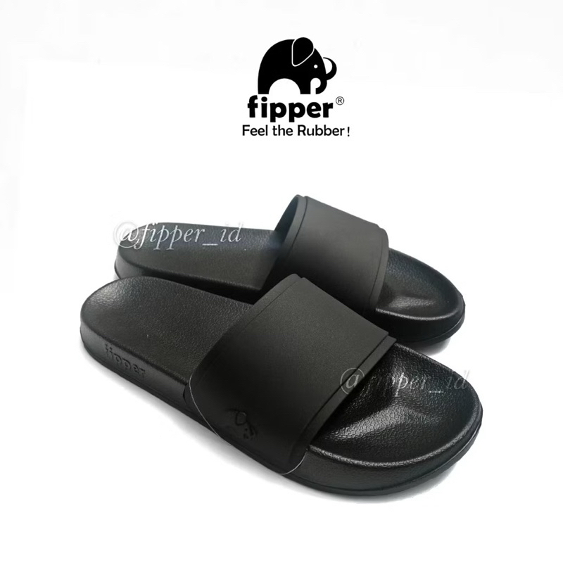 Sandal Fipper Slip On Original - Full Black