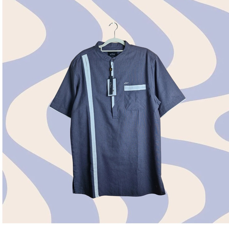 EFER baju koko muslim lengan pendek