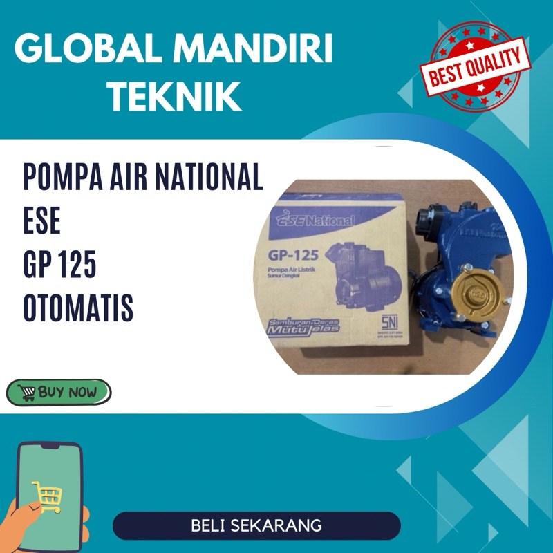 MESIN POMPA AIR NATIONAL ESE GP - 125 OTOMATIS MURAH BERKUALITAS
