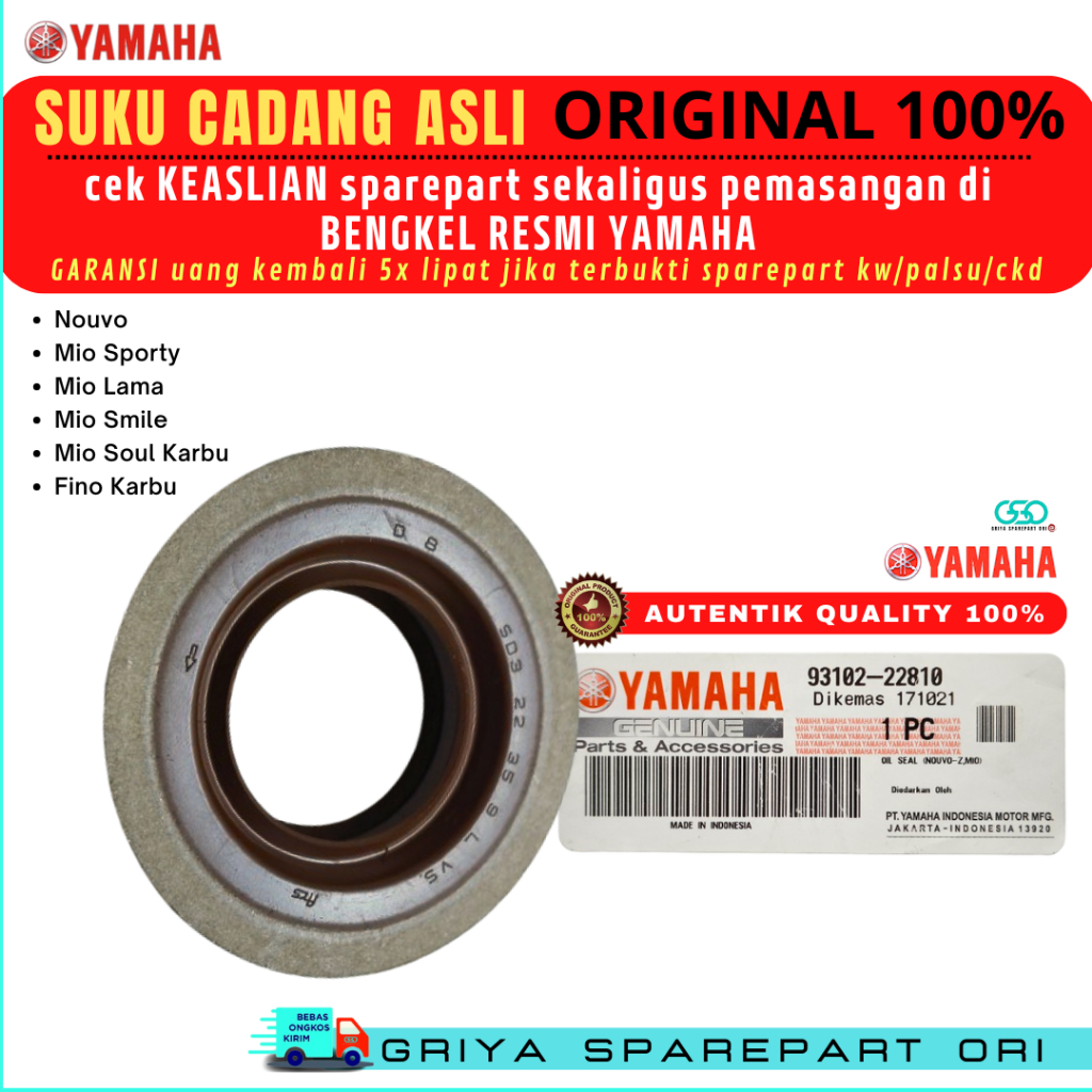 Seal kruk As Kiri Mio Lama Original Sil kruk Mio Sporty Ori Seal Kruk Mio Smile Soul Fino Carbu Karb