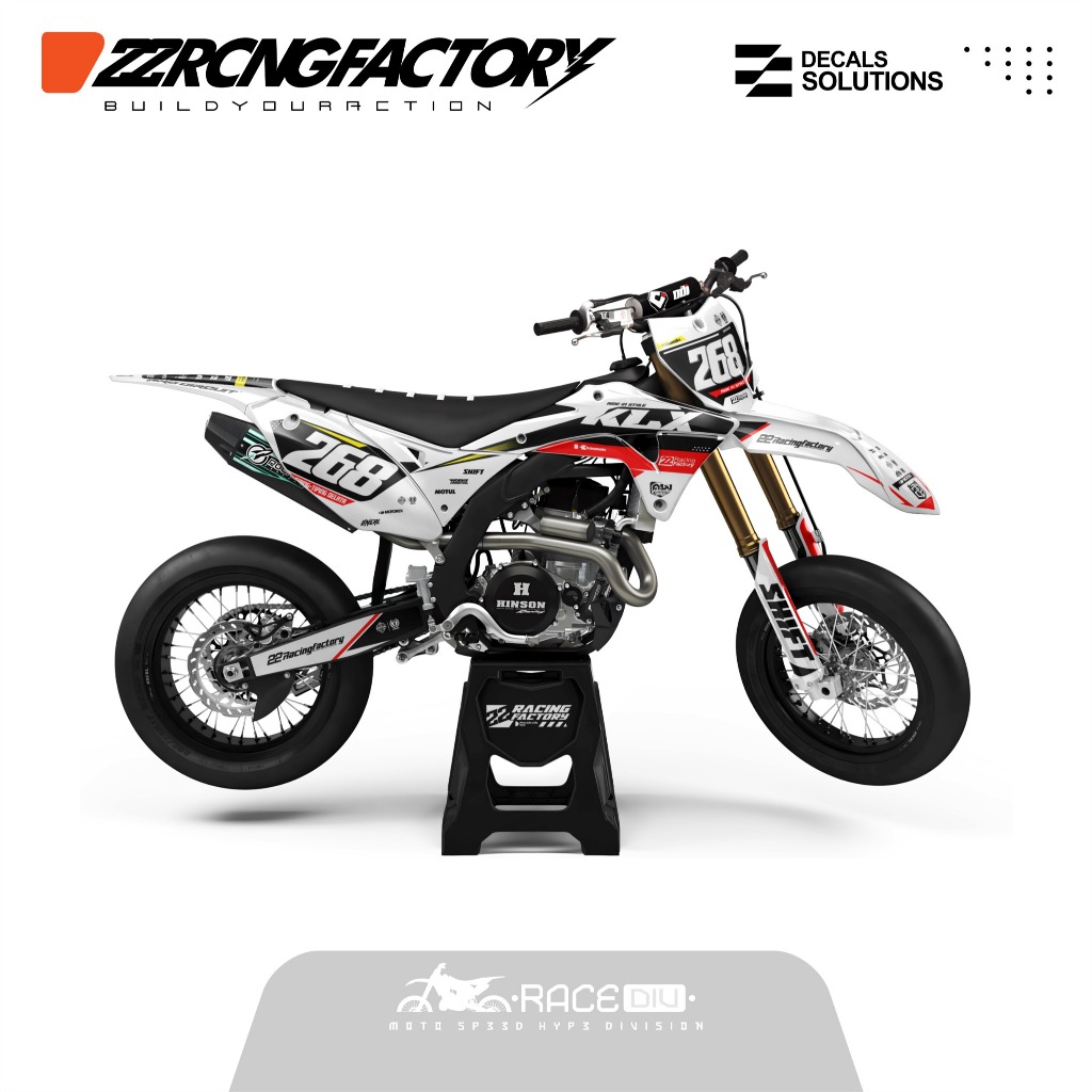 DECAL KLX GORDONS/CRF 150L/D TRACKER/KLX BF/WR 155 FULL BODY COSTUM