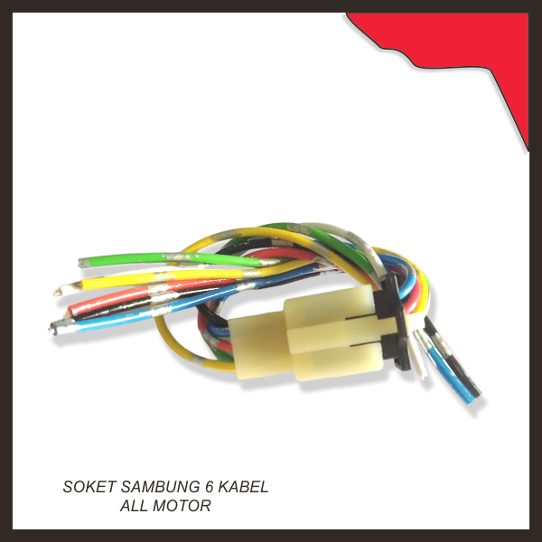 Soket Sambung 6 Kabel All Motor
